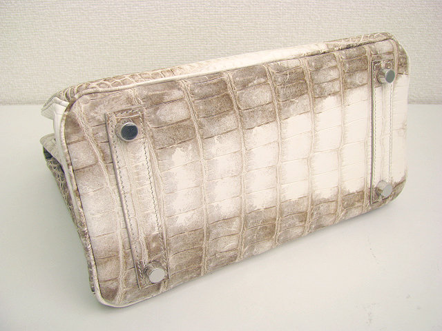 エルメス バーキン25(クロコダイルニロティカスマット/ヒマラヤ/シルバー金具)